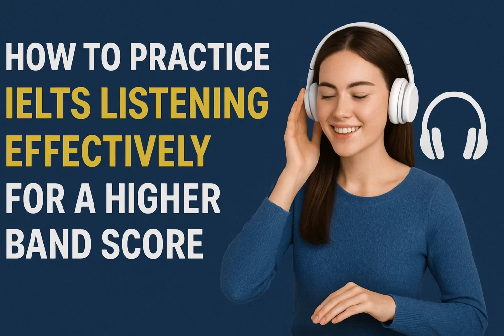 How to Practice IELTS Listening Effectively for a Higher Band Score
