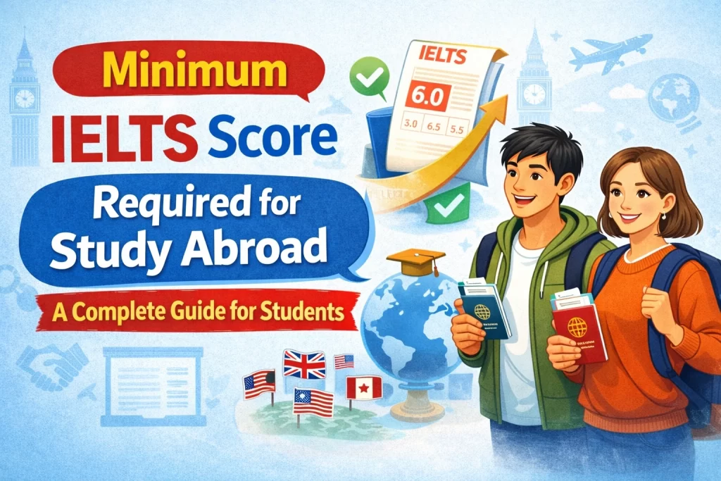 Minimum IELTS Score Required for Study Abroad – A Complete Guide for Students