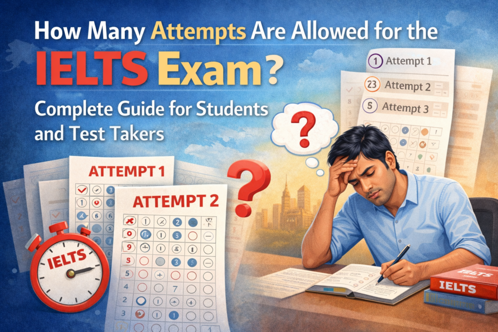 How Many Attempts Are Allowed for the IELTS Exam? Complete Guide for Students and Test Takers