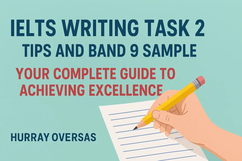 IELTS Writing Task 2 Tips and Band 9 Sample: Your Complete Guide to Achieving Excellence with Hurray Overseas