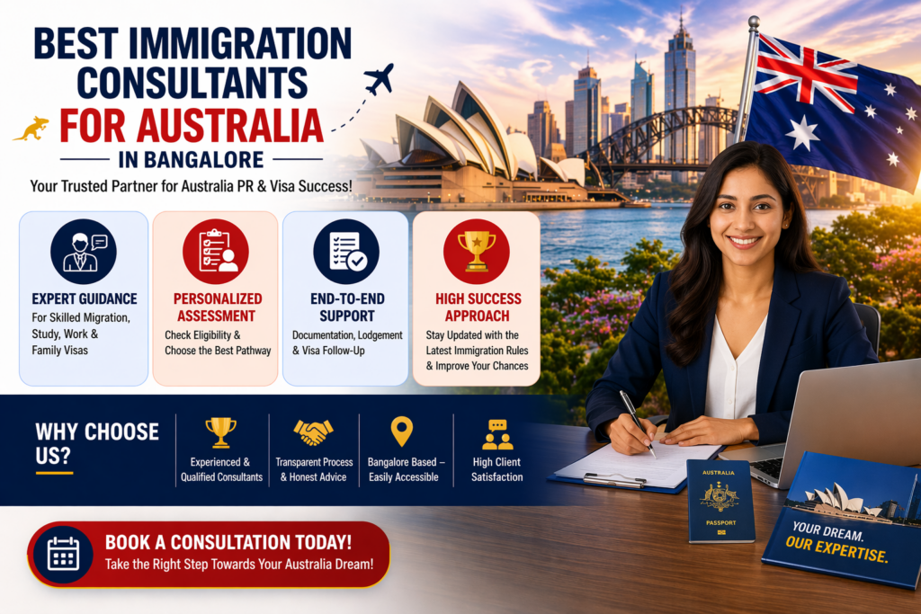 Best Immigration Consultants for Australia in Bangalore