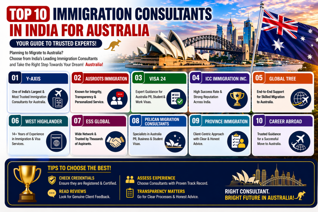 Top 10 Immigration Consultants in India for Australia