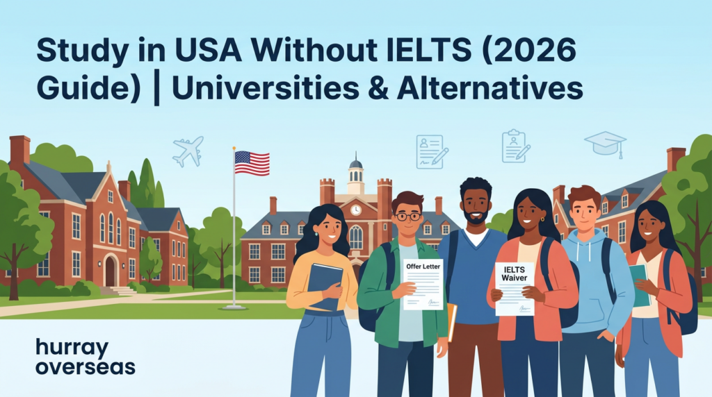 study in USA without IELTS