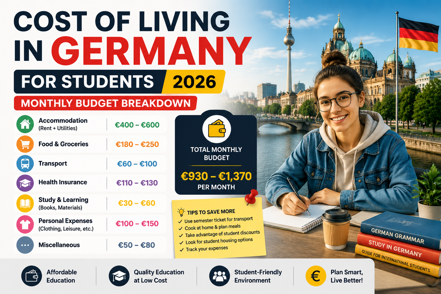 Cost of Living in Germany for Students